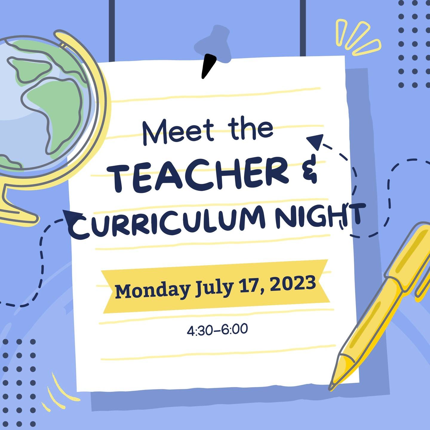 Meet the Teacher Info